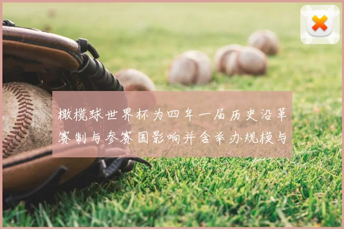 橄榄球世界杯为四年一届历史沿革赛制与参赛国影响并含举办规模与看点